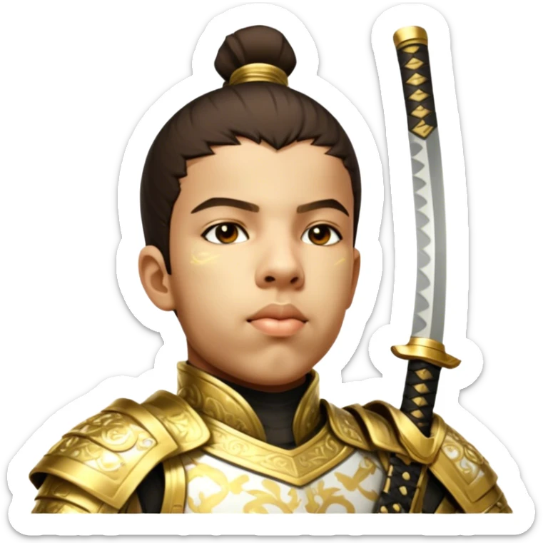 Golden Samurai sticker
