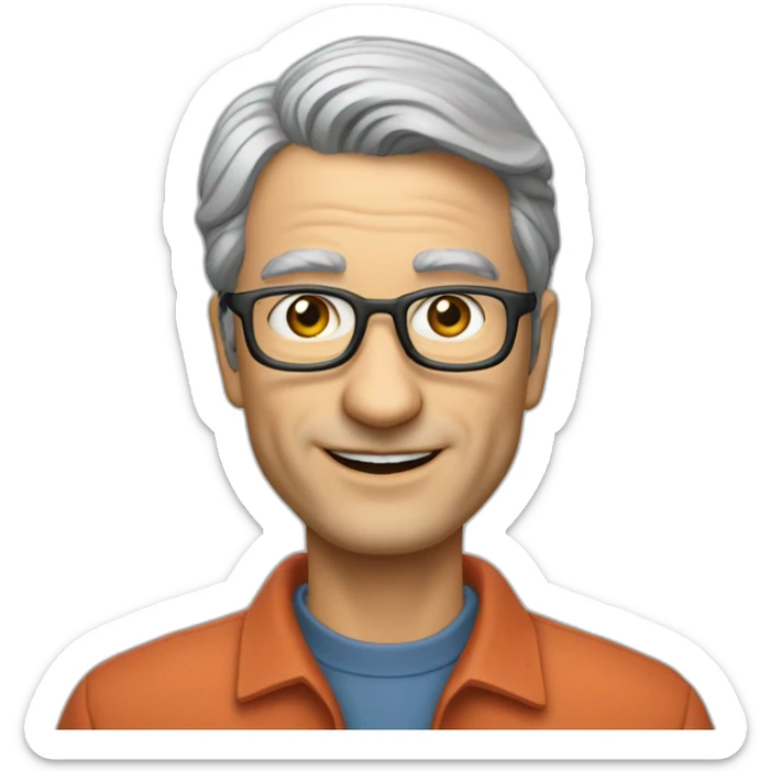 Jean LIEBER, a researcher and professor at Charlemagne's Institute of Technology sticker