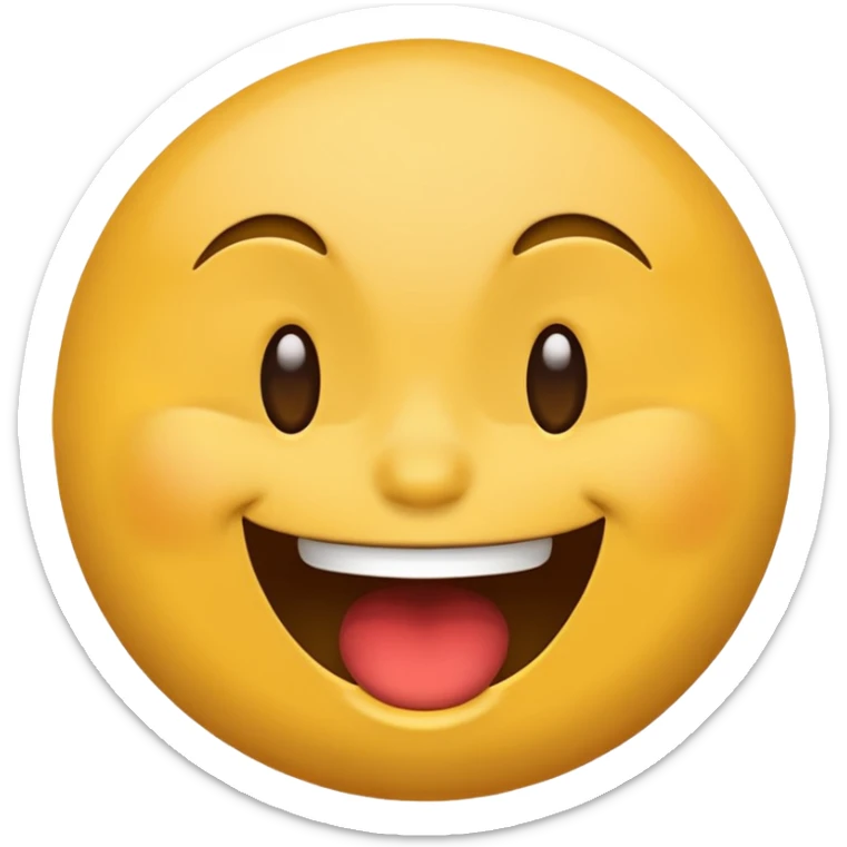 Mad emoji but it’s kind of smirking a little because it’s laughing, but it’s still annoyed sticker