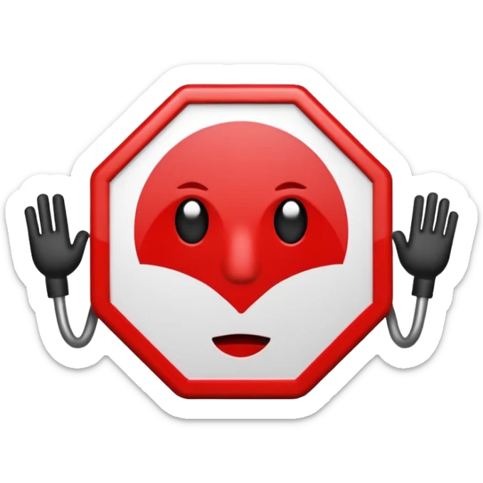 Vreau un emoji cu Stop MC adică sa fie împotriva motorcycle club sticker