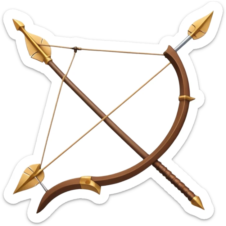 bow & arrow sticker