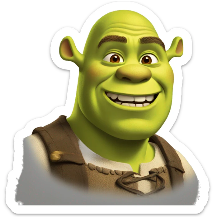 shrek  sticker
