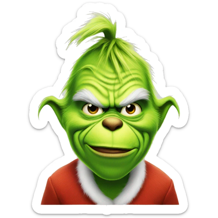 Grinch sticker