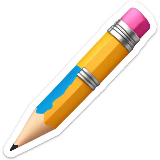 pencil sticker
