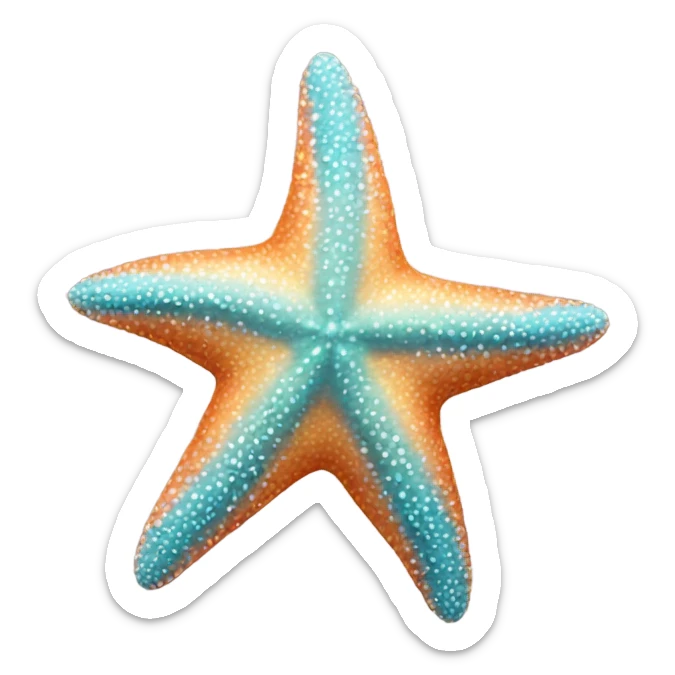 Starfish sticker