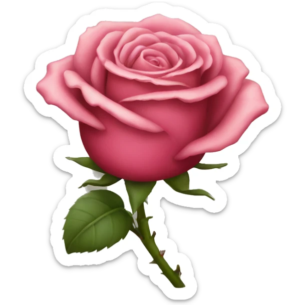 Rose sticker