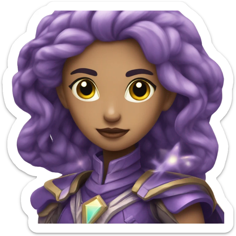 starlight majestic fantasy space traveler cosmic siren singeremoji sticker