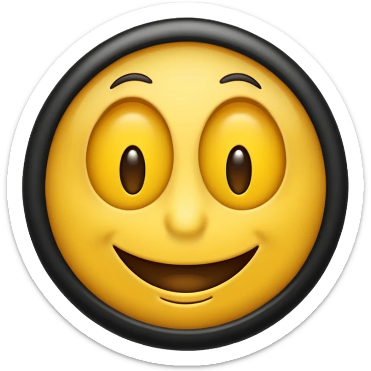 A goofy yellow emoji with dumb eyes and a silly smile. Add text: “CERTIFIED TIME-WASTER.”
 sticker