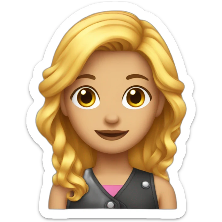 girl hairdresser sticker