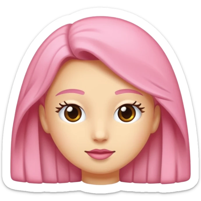 🥳🎀 pembe bir tokasını takan bey kızın elinde bir hediye var sticker