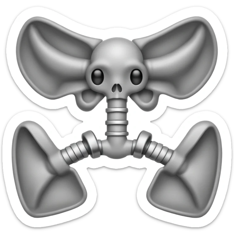 Ayudame a crear un emoji de pelvis pero en emoji pequeño para compañar texto sticker