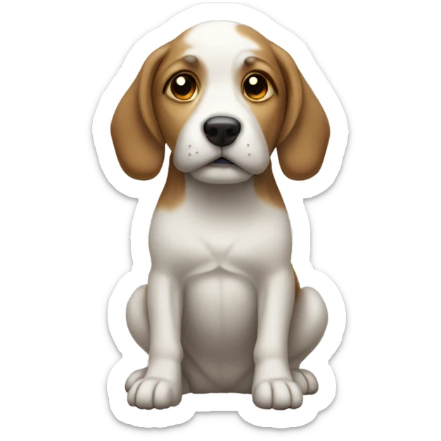 Praying dogs sticker