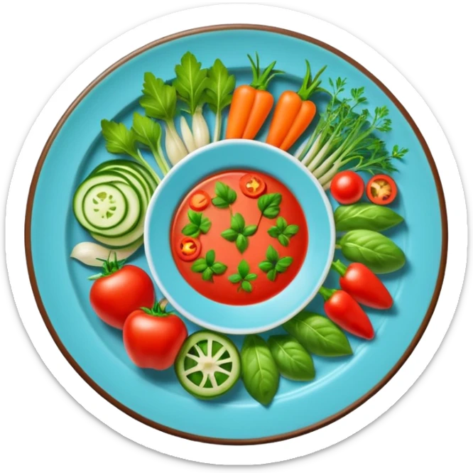 vegeterian dish sticker
