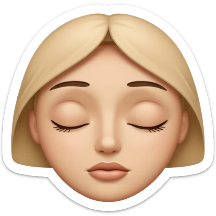 👁️ give me a version of the eye emoji at the begining of this prompt, but the eye is closed
the 4th thing you generated in the most recent generation... yes that is an example of a human face with eyes closed now give me a single eye that is closed as an emoji

 sticker