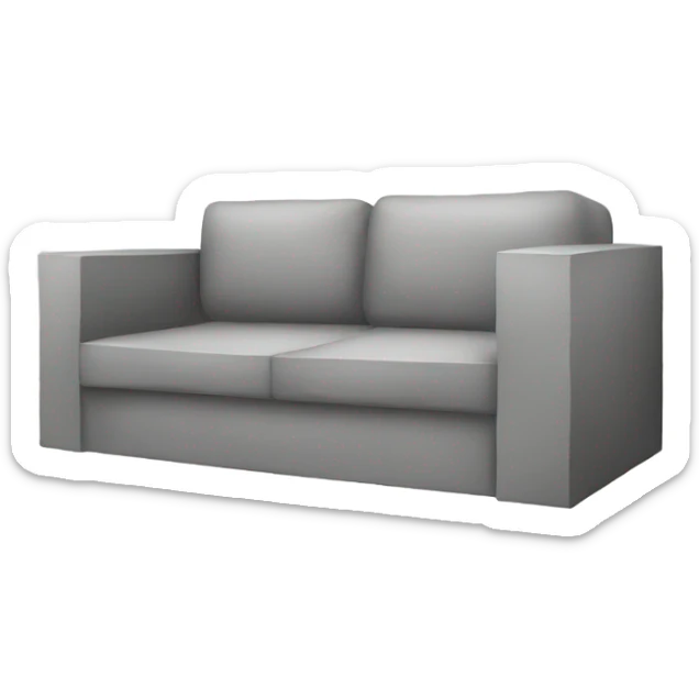 concrete couch sticker