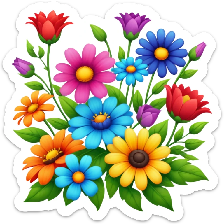Flowers sticker