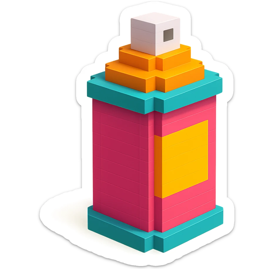 spray paint can sticker