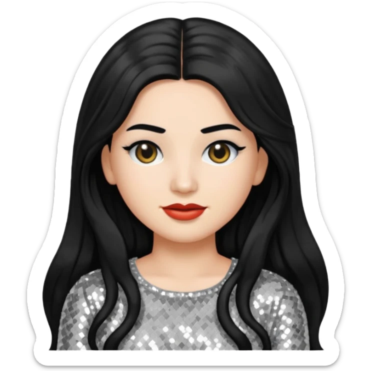 Rosalía nun emoji based on the album cover of LUX sticker