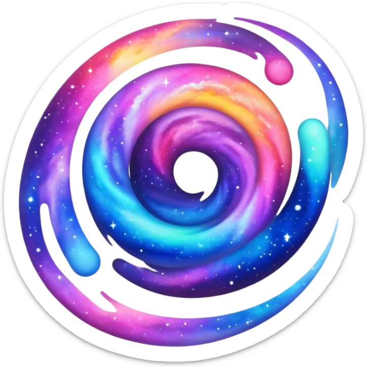 galaxy sticker