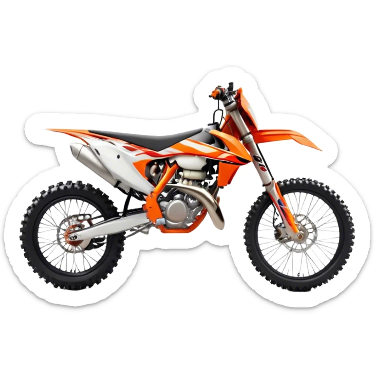 KTM Dirtbike - KTM 250 SX (Model Year: 2021) (Iconic colour: Orange) sticker