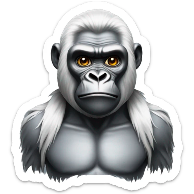 Platinum gorilla  sticker
