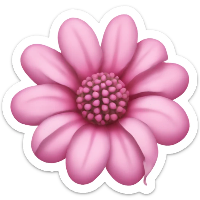 aesthetic pink flower sticker