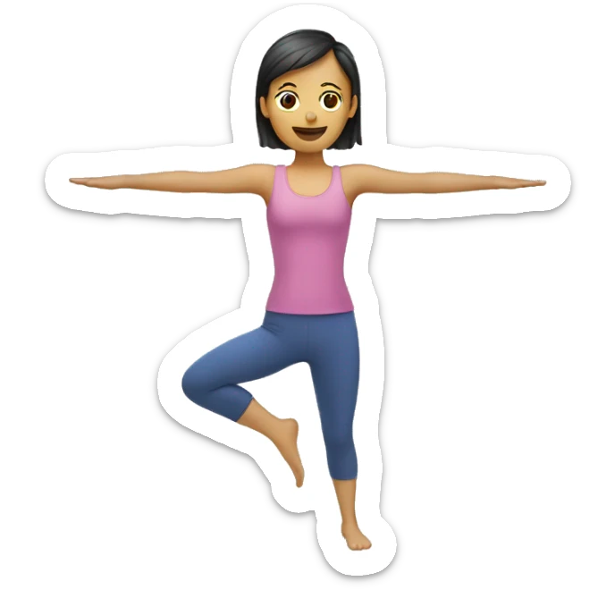 Pilates sticker