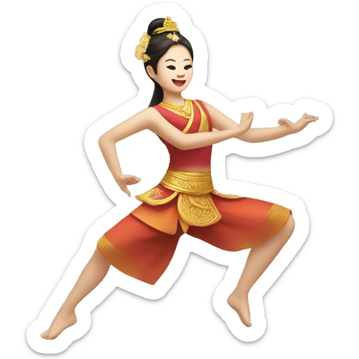 Thai dance sticker
