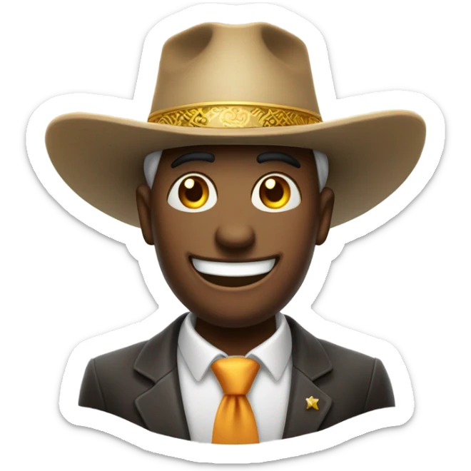 Generate emoji, para un personaje de Dinero que se llama fino, es alegre agradable. sticker