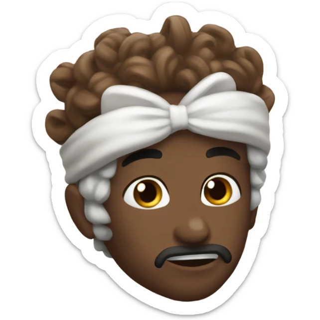 Corazon marron sticker