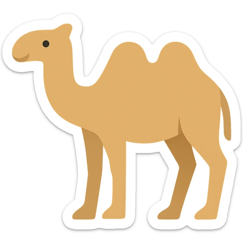 Camel sticker