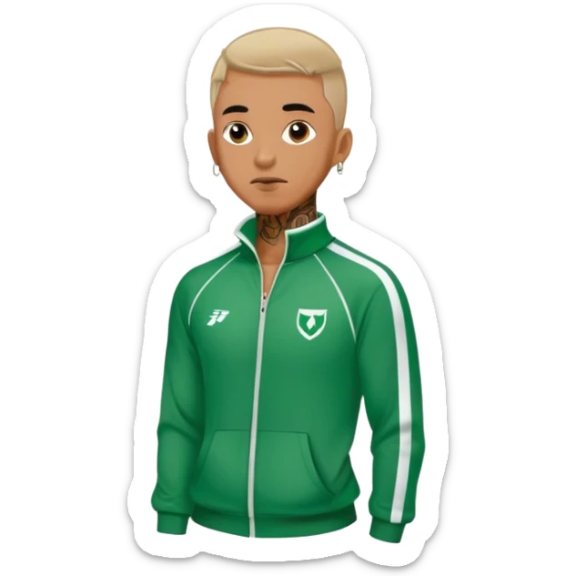 Jang Deok-su , Age: Late 50s
Appearance: A fierce man with tattoos, A large, have a tattoo on his neck.
Outfit: Green player tracksuit sticker