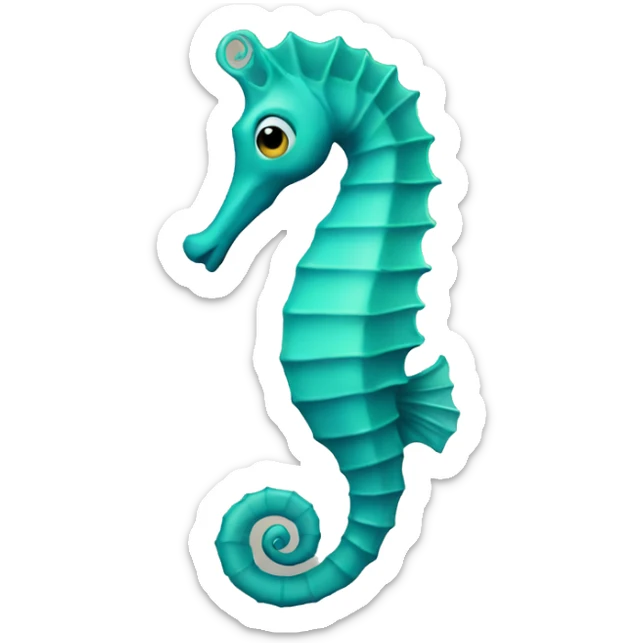 seahorse sticker