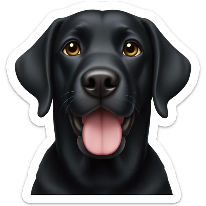black lab sticker