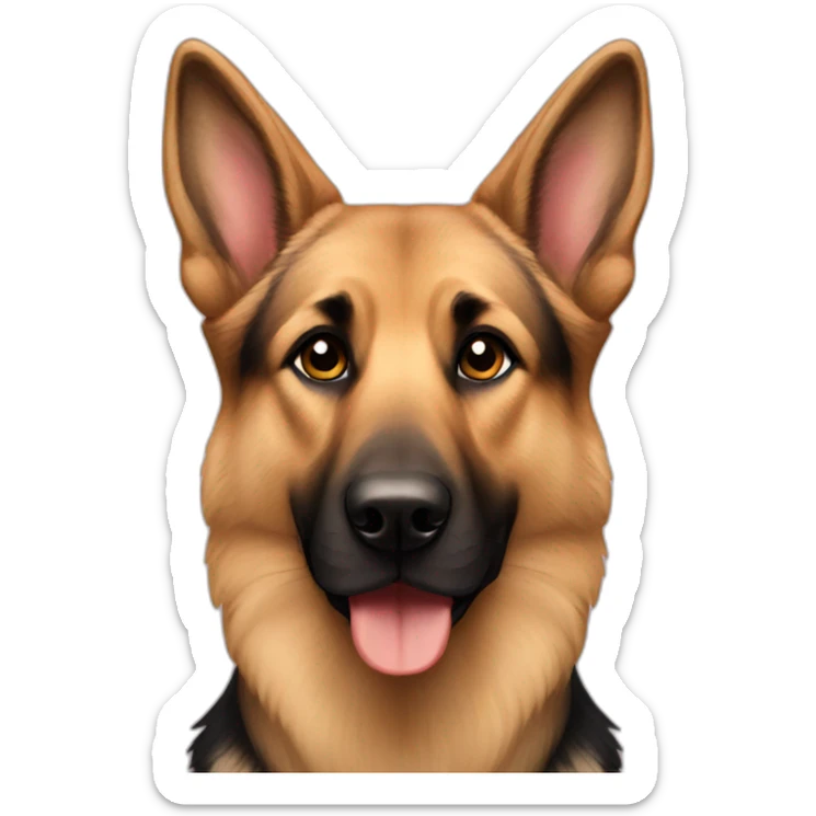 German shepard sticker