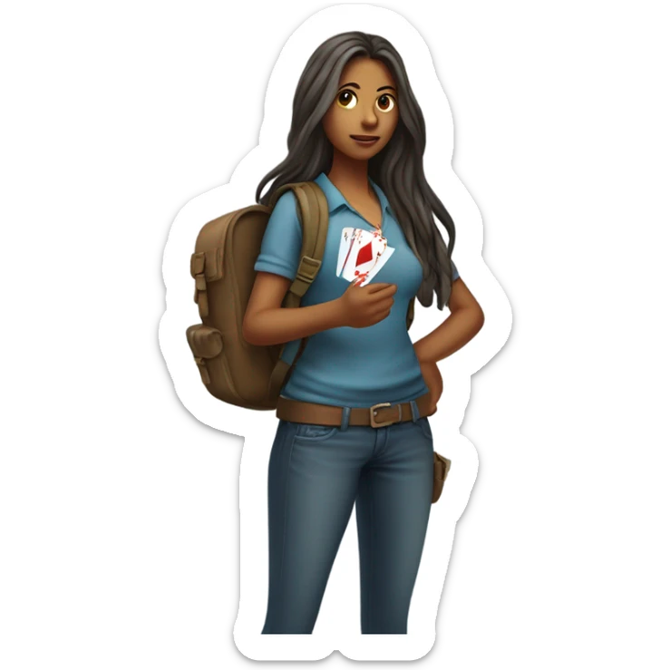 Alice in border land  sticker