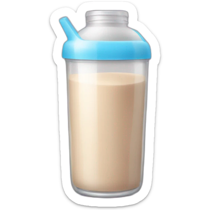 protein shake sticker