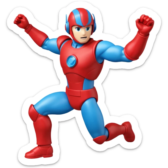 I want an emoji like the toy of the movie "jingle all the way" . sticker