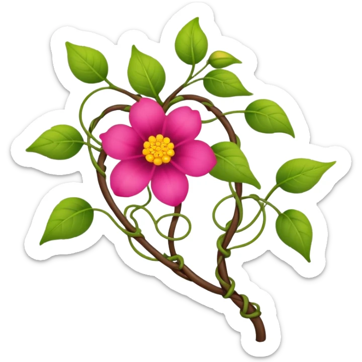 Generate an emoji that symbolizes a 'Symphony of Clarity and Elegance.' The emoji should reflect the transformation of complexity into simplicity, like a puzzle piece fitting perfectly, or a flower blooming from a tangled vine, symbolizing problem-solving and beauty. sticker