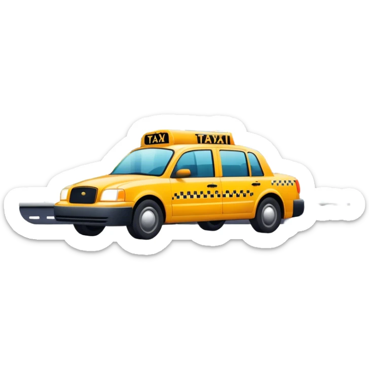 Icon for Urban Tourism: a skyline with iconic city landmarks, like skyscrapers, a subway and a taxi, with travel accessories like a camera and map. The icon should represent the excitement of exploring urban environments. Transparent background. sticker
