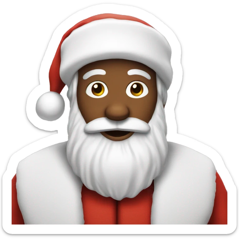 Santa claus sticker