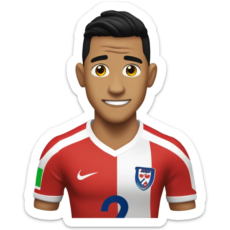 emojin del jugador Alexis Sanchez de la selección chilena sticker