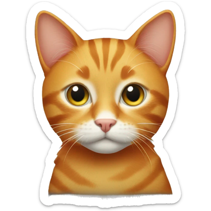 Ginger cat sticker