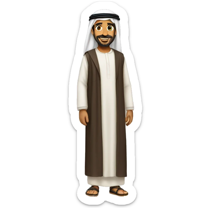 arab full-length sticker