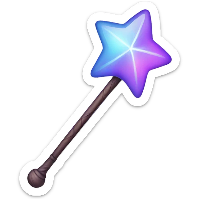 magic wand sticker