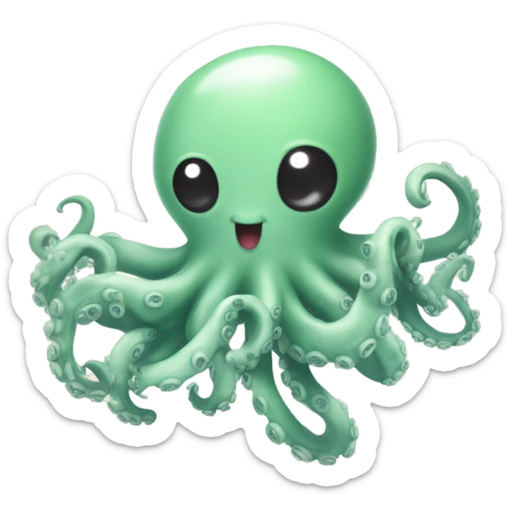 create a kawaii octopus, which is the octopus of the school houses www.ClementeAlthaus.edu.pe
that is jumping happily sticker