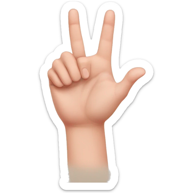 Pinky promise sticker