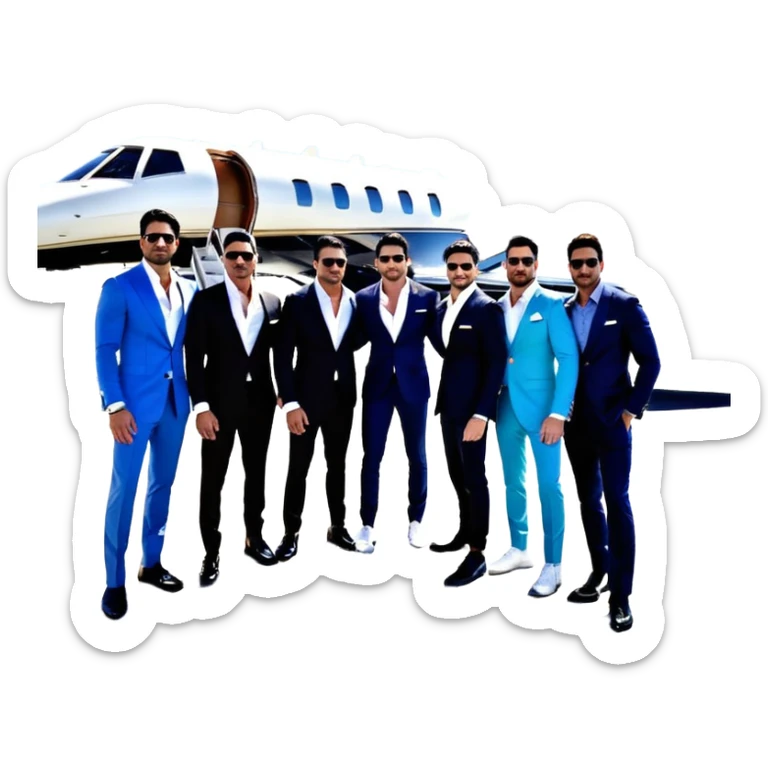 Grant Cardone, Tai Lopez, Josh King Madrid, Alex Hormozi, Iman Gadzhi, Daniel G, Branden Condy, Patrick Bet-David, Dan Henry, Luke Belmar, Shelby Sapp, Leila Hormozi, Tefi Valenzuela, business, influencers, friends, rich millionaire success lifestyle, private jet , supercars, success, sales sticker