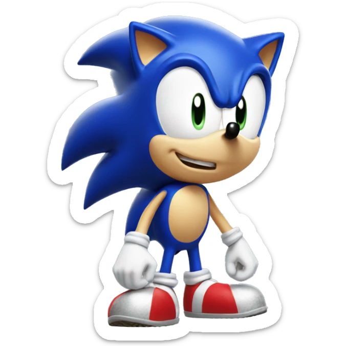 Sonic the hedgehog  sticker