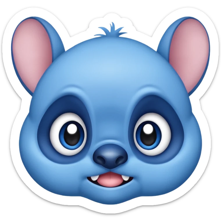 Generate an emoji of Stitch from the movie Lilo and stitch sticker